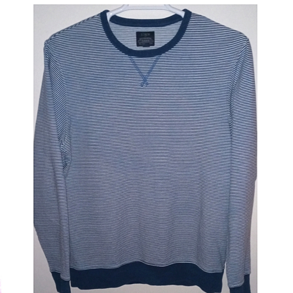 J CREW MENS LARGE AUTHENTIC FLEECE SWEATSHIRT